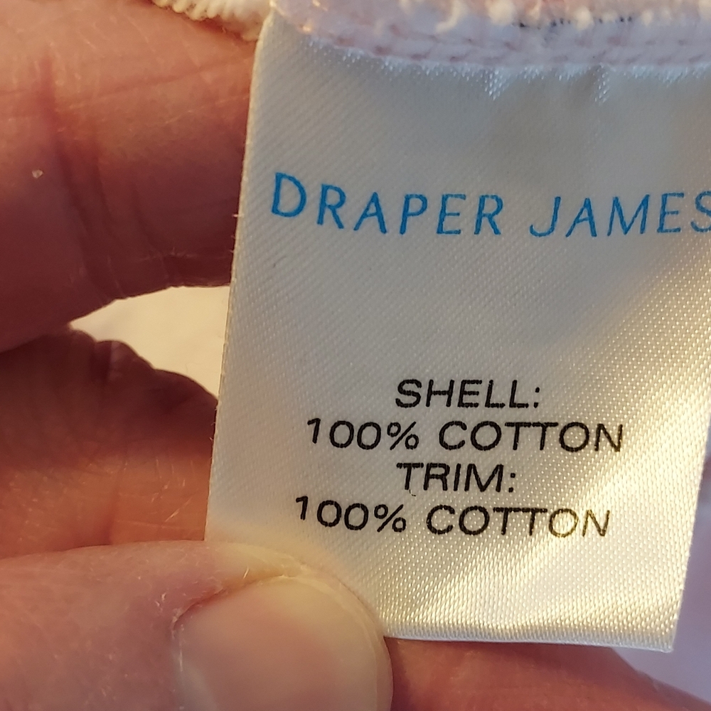 Draper James Women's Sweatshirt Size XL Pink Gingham  Checked Cottagecore Spring - Picture 9 of 10